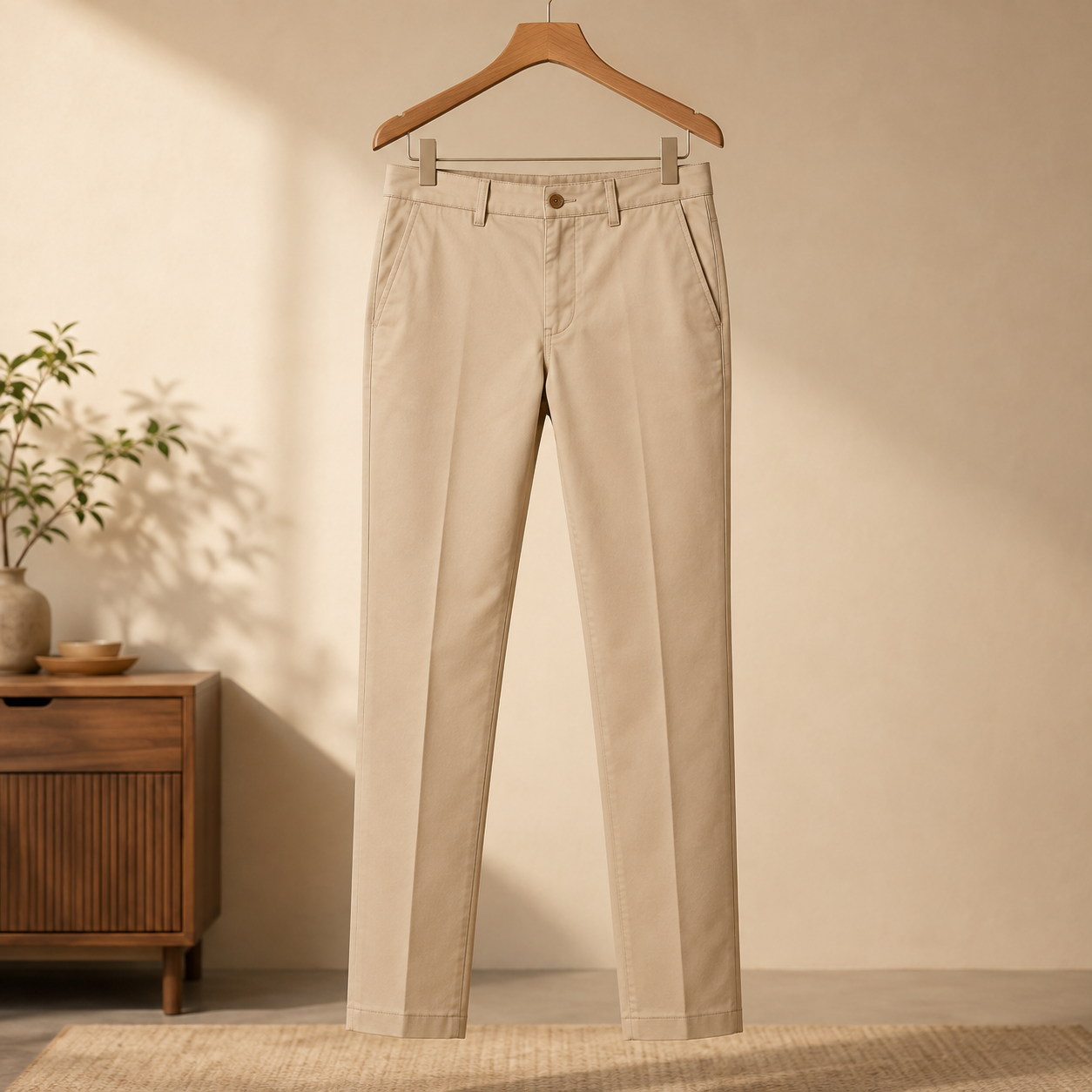 Slim Fit Chino Trousers