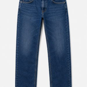 Straight Leg Denim Jeans
