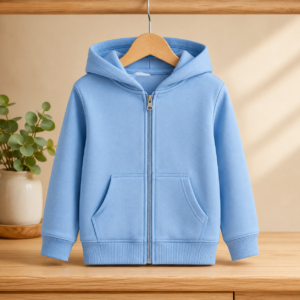 Kids Cotton Zip Hoodie